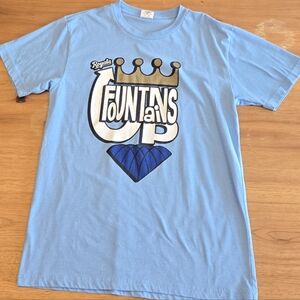 Charlie Hustle KC Royals Fountain Graphic | Size M | Blue Short Sleeve T Shirt